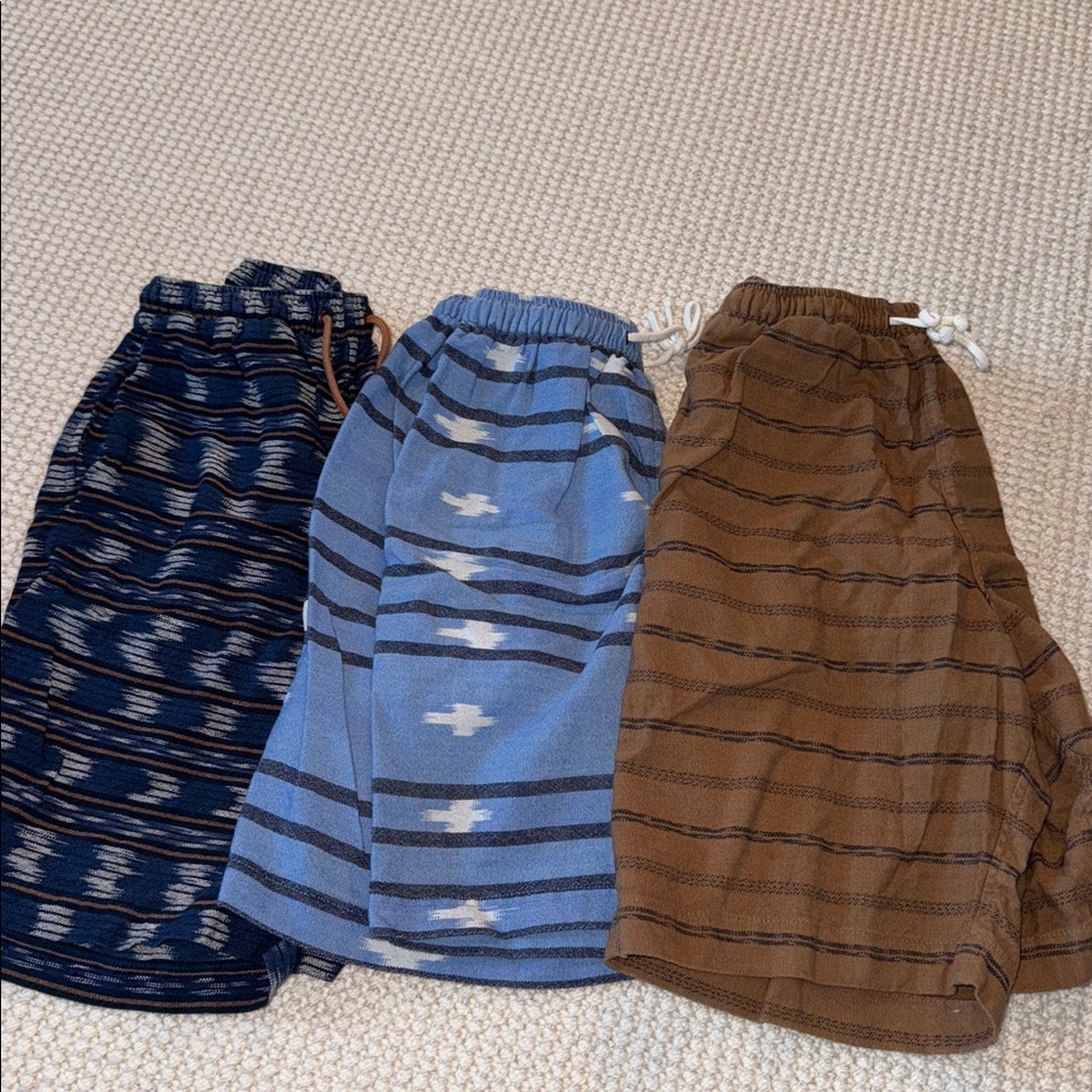Jed + Marne Bundle of M cotton day shorts